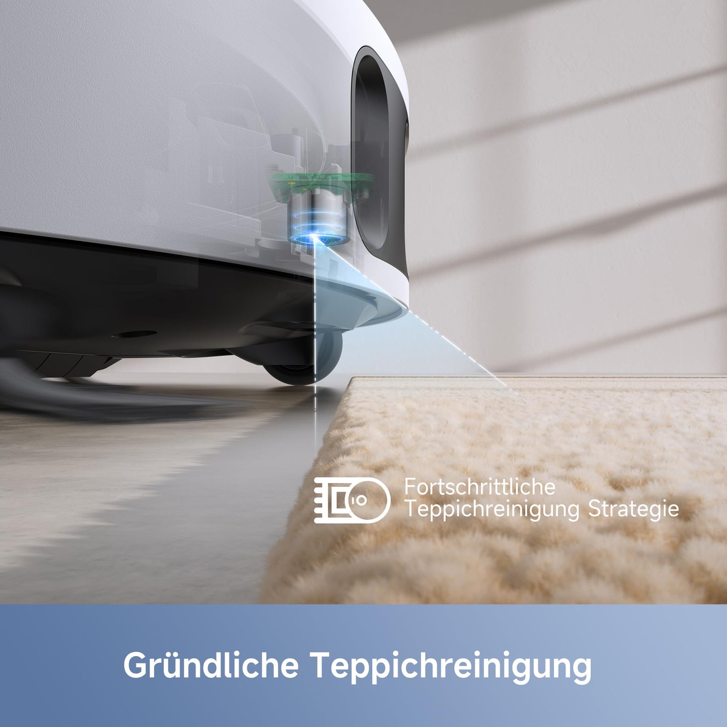 Mova E30 Ultra Saugroboter mit Wischfunktion, 7000Pa & Auto-Entleerung