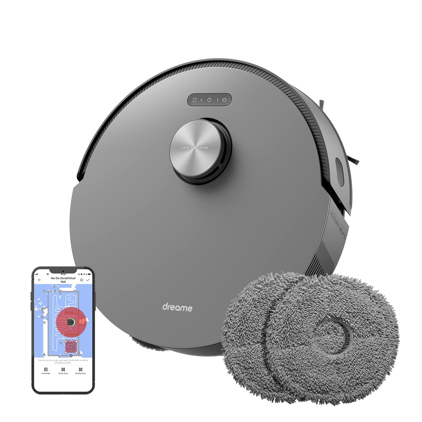 Dreame L10s Pro Saugroboter mit Wischfunktion, 5300Pa & LiDAR Navigation