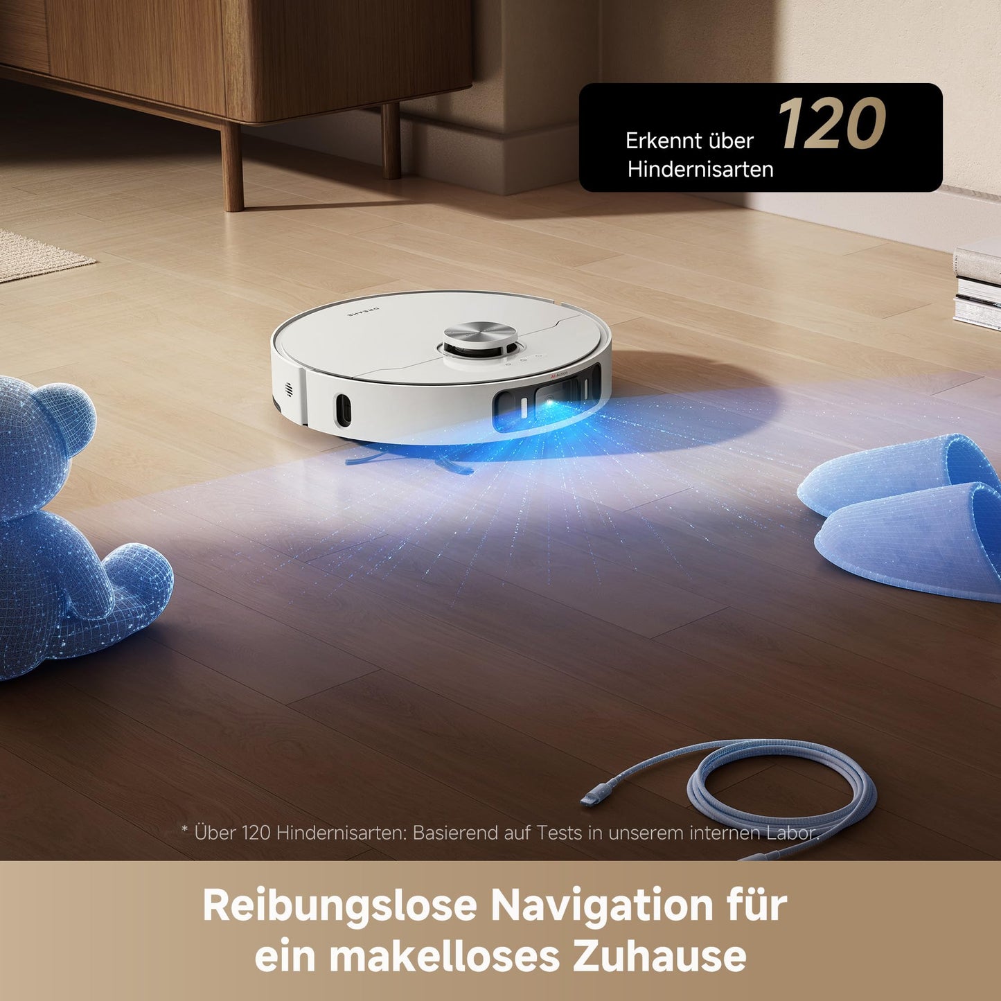 Dreame L40 Ultra AE Saugroboter mit Wischfunktion, 19.000 Pa & Dock