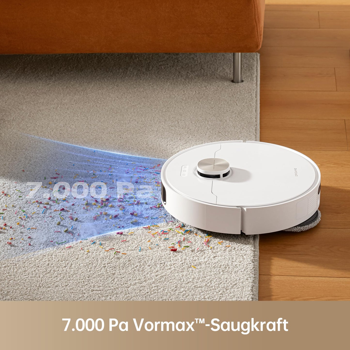 Dreame L10s Pro Ultra Heat Saugroboter mit Wischfunktion, 7000Pa & Heißwasser Dock