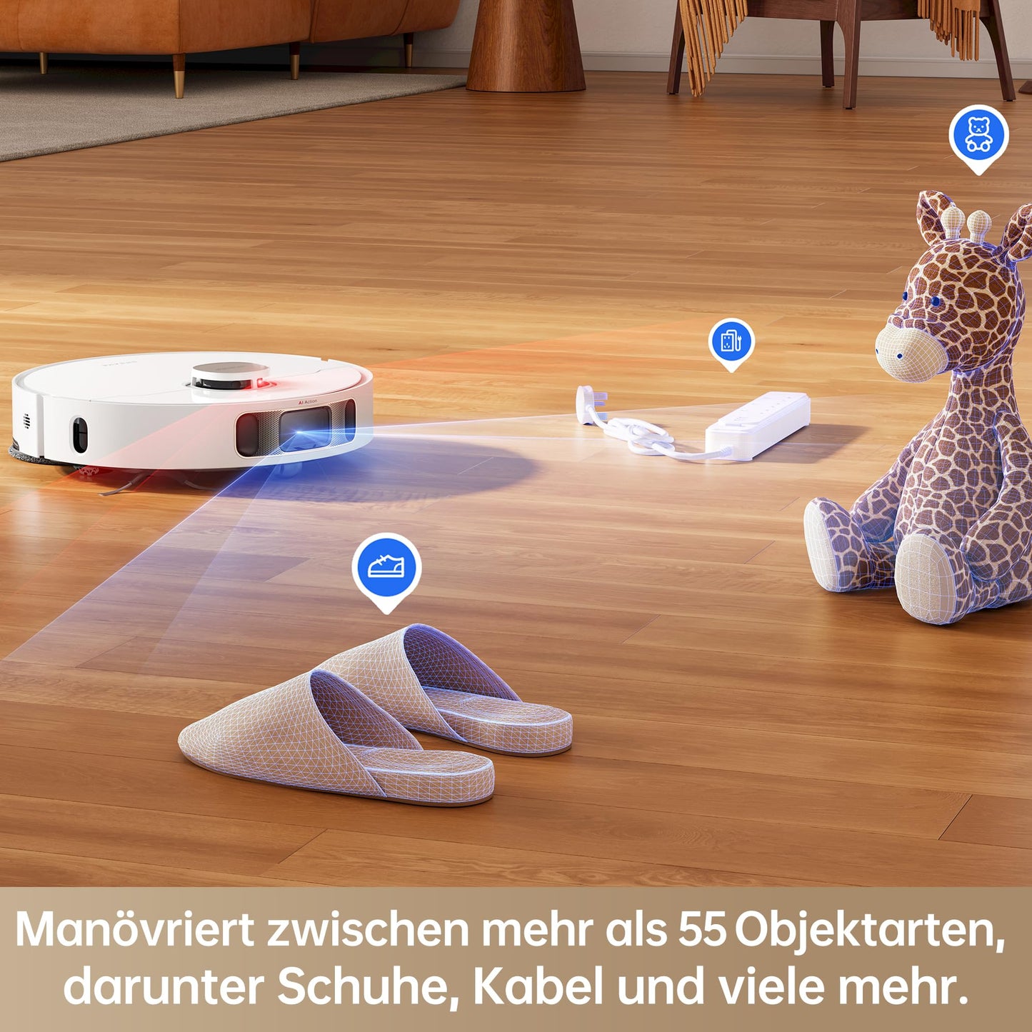 Dreame L10s Pro Ultra Heat Saugroboter mit Wischfunktion, 7000Pa & Heißwasser Dock